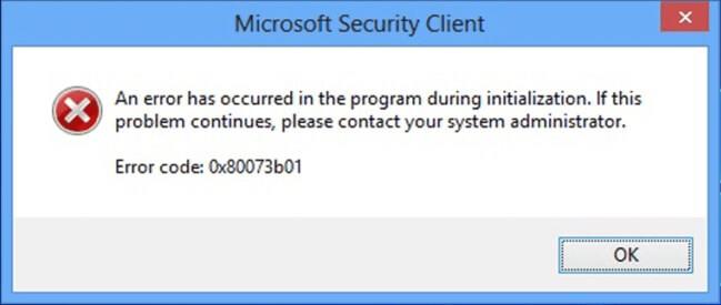 Windows 10 で Microsoft Defender エラー 0x80073b01 を修正する