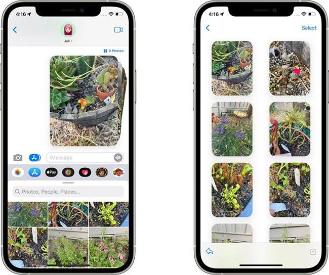 Nuove funzionalità nell'app Messaggi su iOS 15