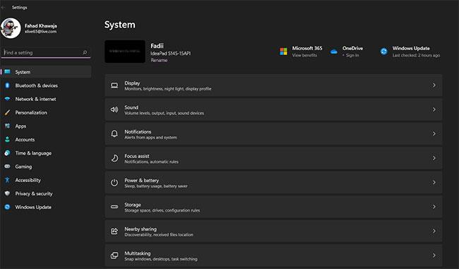 Neue Funktionen in der Einstellungen-App unter Windows 11