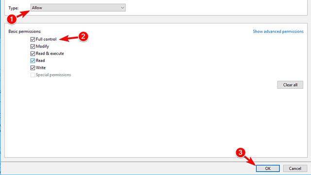 Windows 10, 8.1 및 7에서 "이 작업을 수행하려면 권한이 필요합니다" 오류 수정