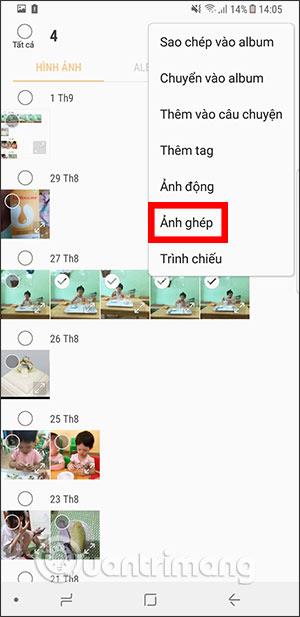 Comment combiner des photos sur les téléphones Samsung