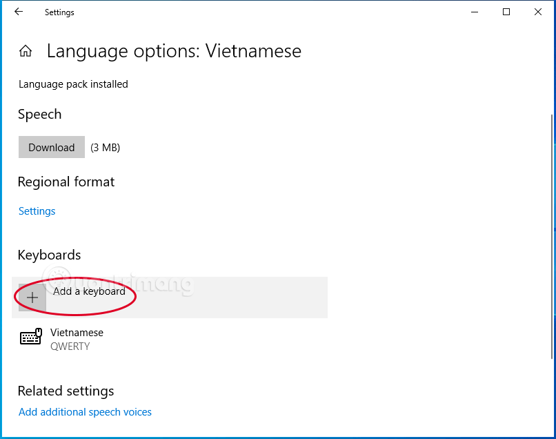 Comment activer la saisie télex vietnamien par défaut dans Windows 10 mai 2019