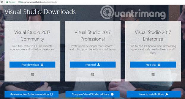 如何建立離線 Visual Studio 安裝文件