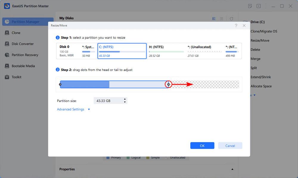 Comment augmenter l'espace disque C sous Windows 11/10/8/7