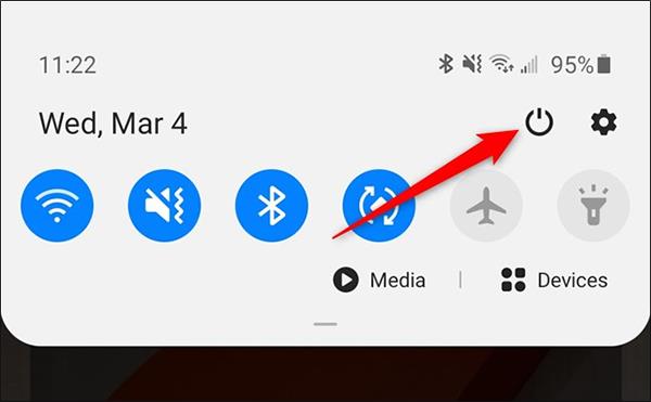 Come spegnere e riavviare Samsung Galaxy S22, S21 e S20