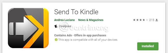 Come inviare articoli web a Kindle da un telefono Android