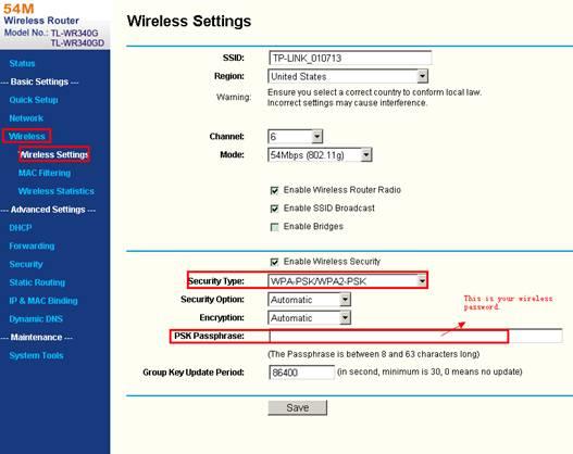 Come modificare la password WiFi TP-Link?