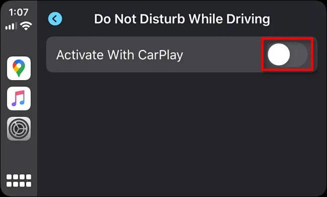 Come abilitare la modalità "Non disturbare durante la guida" in Apple CarPlay