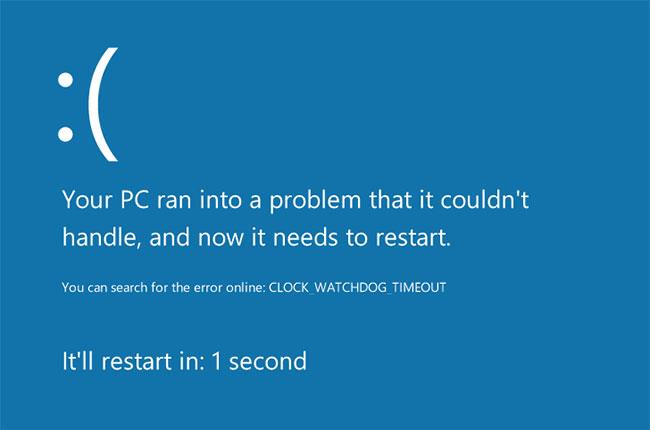 Windows 10のクロックウォッチドッグタイムアウトエラーを修正する方法