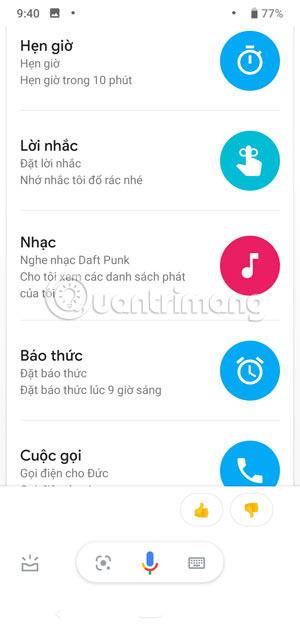 Commandes utiles de l'Assistant Google vietnamien que vous pouvez utiliser