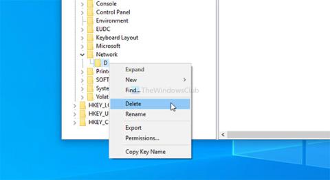 Windows 10でネットワークドライブをマッピングできないエラーを修正