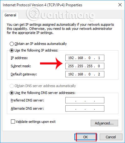 Comment connecter le réseau entre 2 ordinateurs portables à l'aide d'un câble réseau