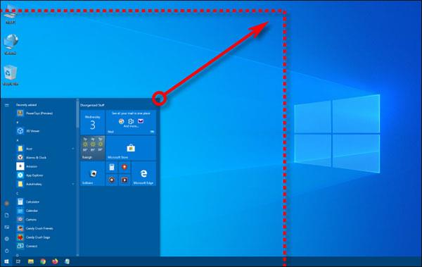 Come modificare la dimensione del menu Start in Windows 10