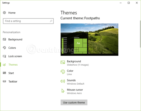 So verwenden Sie Theme unter Windows 10