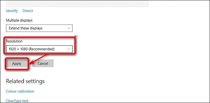 Comment définir la résolution pour plusieurs écrans dans Windows 10