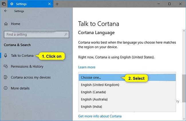 Come cambiare la lingua per Cortana in Windows 10