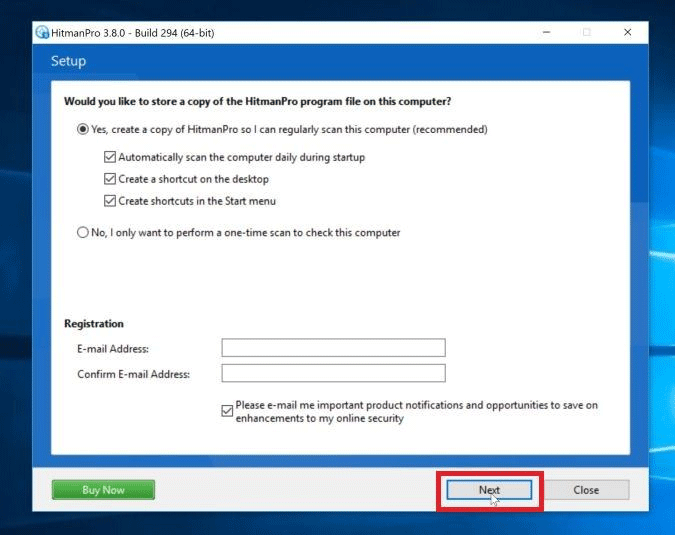 .boot ファイルを作成するランサムウェアを削除する方法