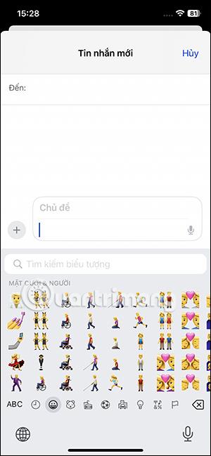 Instructions pour changer la couleur des emoji sur iPhone