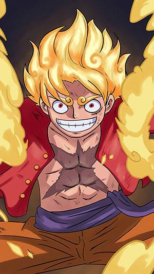 Fond d'écran Luffy Gear 5, fond d'écran Luffy God Nika