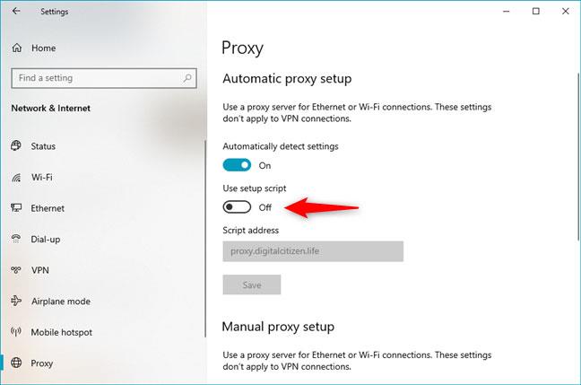 Come configurare le impostazioni del server proxy in Windows 10