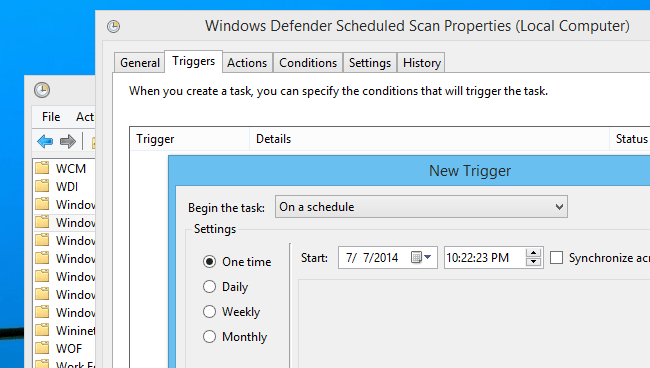 So planen Sie automatische Scans für Windows Defender unter Windows 8