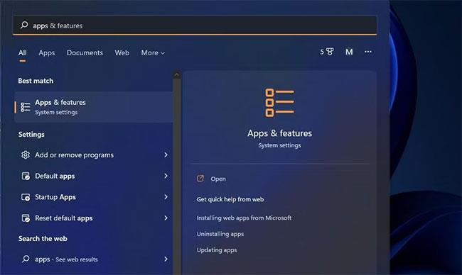9 Möglichkeiten, das Apps & Features-Tool unter Windows 11 zu öffnen