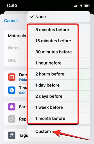 Comment configurer des notifications anticipées pour les rappels sur iOS 17