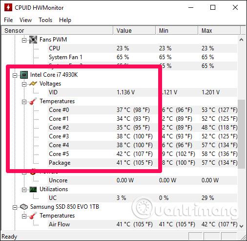 Wie überprüfe ich die CPU-Temperatur des Computers?