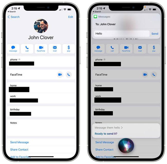 Nouvelles fonctionnalités de Siri sur iOS 15