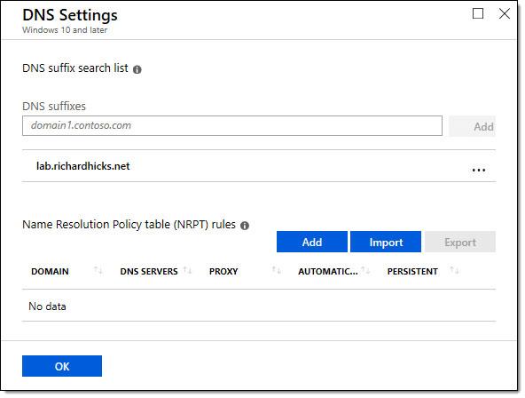 Configura Always On VPN in Windows 10 utilizzando Microsoft Intune