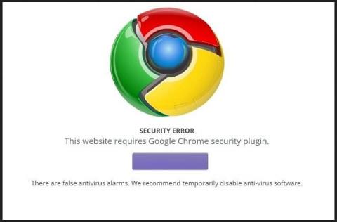 Correction dune erreur de sécurité : ce site Web nécessite le plugin de sécurité Google Chrome sur les navigateurs