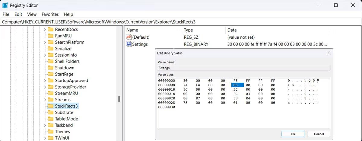 Comment changer la position de la barre des tâches sur Windows 11