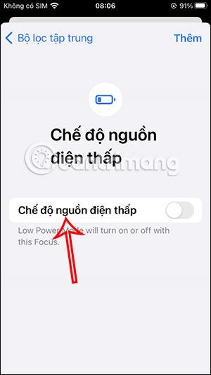 Comment activer le mode Focus iPhone basse consommation