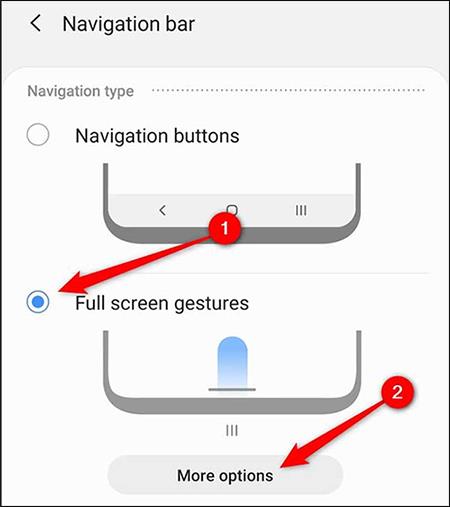 Come attivare la navigazione gestuale, modificare l'ordine dei pulsanti di navigazione del Galaxy S20