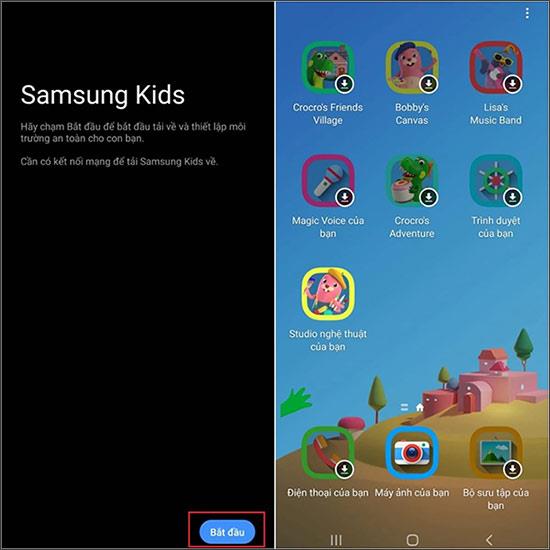 Comment utiliser le mode Samsung Kids