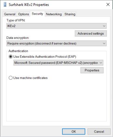 Windows で IKEv2 IPsec をセットアップする方法