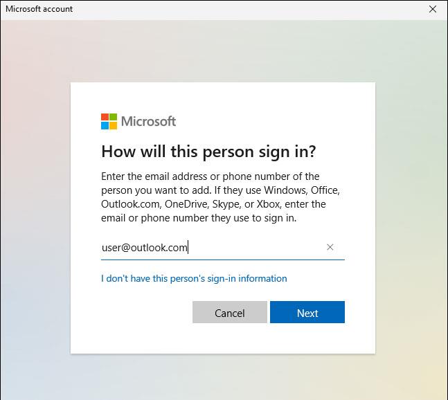 Как добавить учетную запись пользователя на ПК с Windows 11