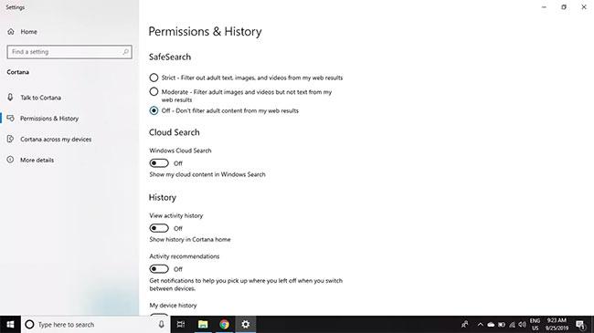 Windows 10 で Cortana をオフにする