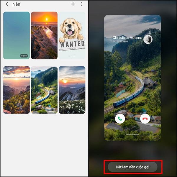 Comment définir le fond d'écran des appels sur Samsung