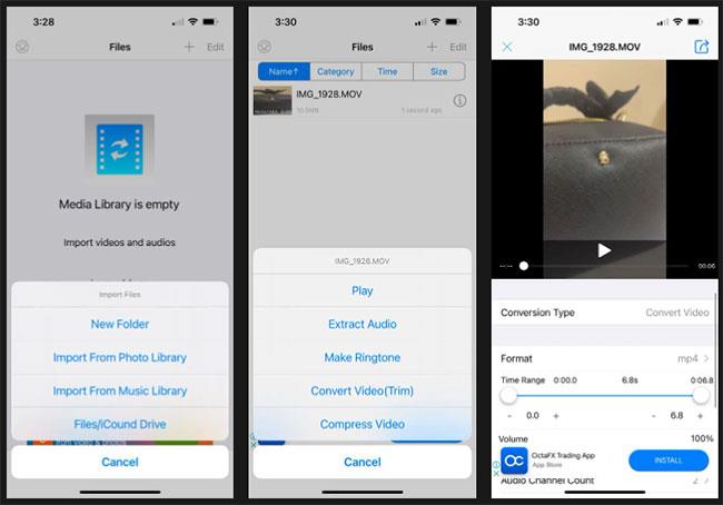 Come convertire gratuitamente file MOV in MP4 su iPhone