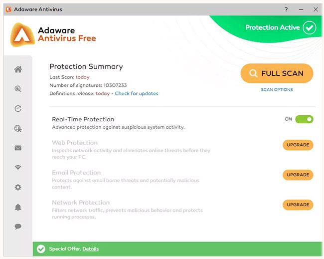 Adaware Antivirus Free Review : installation en un clic