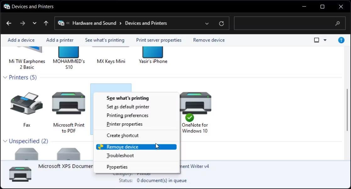 Come forzare l'eliminazione o la disinstallazione della stampante in Windows 10/11