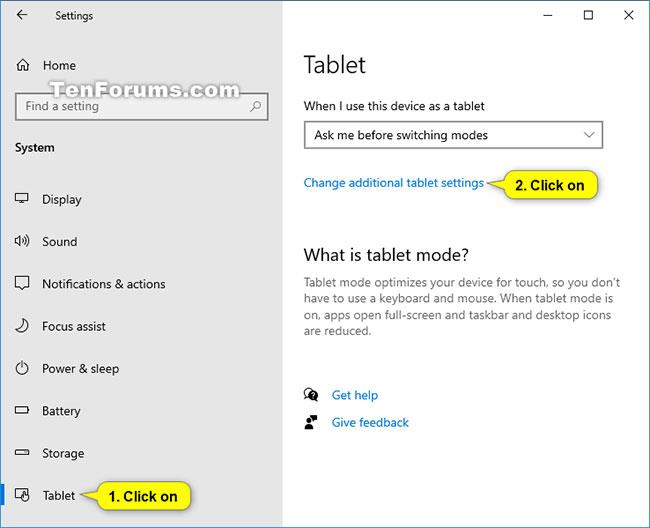 Come attivare/disattivare le icone della barra delle applicazioni più facili da toccare quando si accede alla postura del tablet su Windows 10