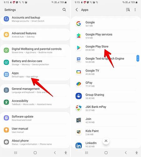 Android で Google Play ストアをアンインストールして再インストールする方法