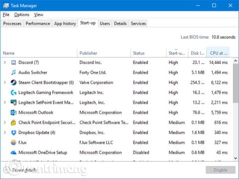 これが Windows 10 コンピューターの起動を遅くする原因です