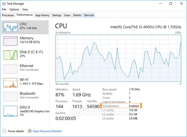 Windows 10 で仮想化が有効になっているかどうかを確認するにはどうすればよいですか?