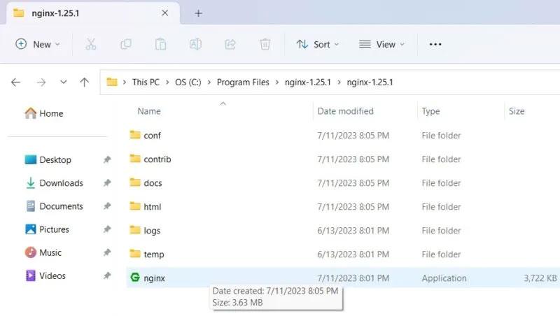 Comment installer et exécuter le serveur Nginx sous Windows