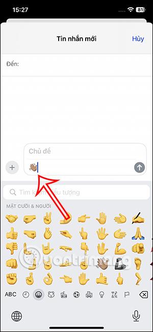 Instructions pour changer la couleur des emoji sur iPhone