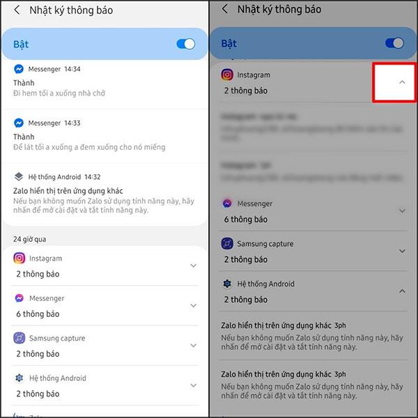 Comment afficher les notifications supprimées sur Samsung