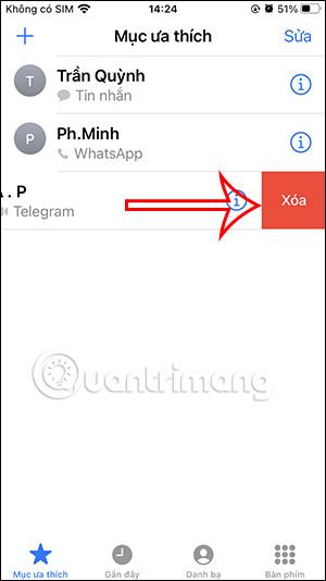 Comment créer des contacts favoris sur iPhone